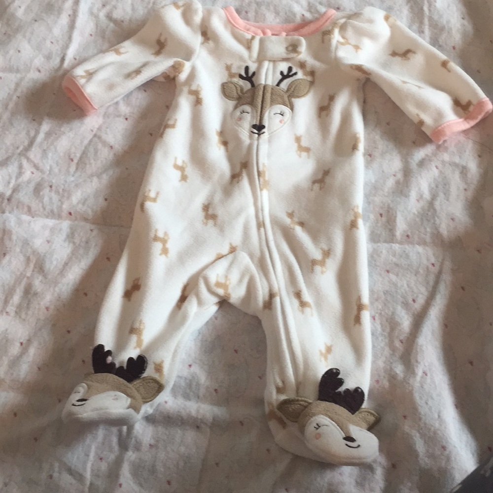 Reindeer white pajamas